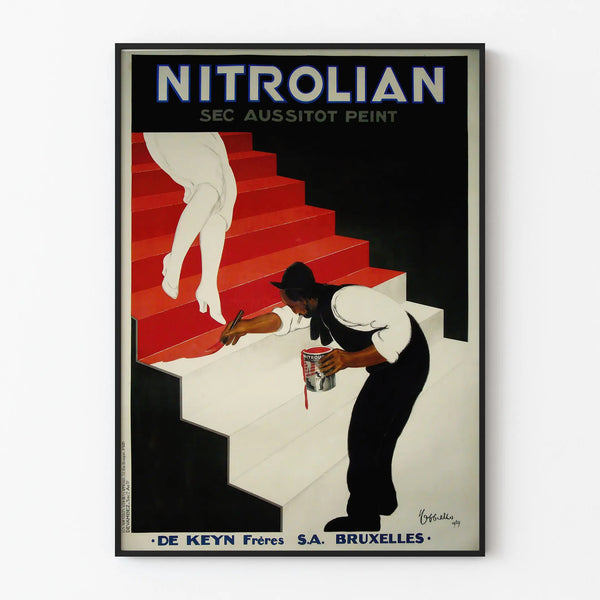 Vintage Nitroliam Poster - Advertising Poster for Art Deco Painting