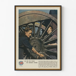 Vintage Poster No Job Too Tough For Britain's Women