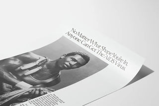 Poster for AIDS Awareness - Message of Inclusion and Prevention