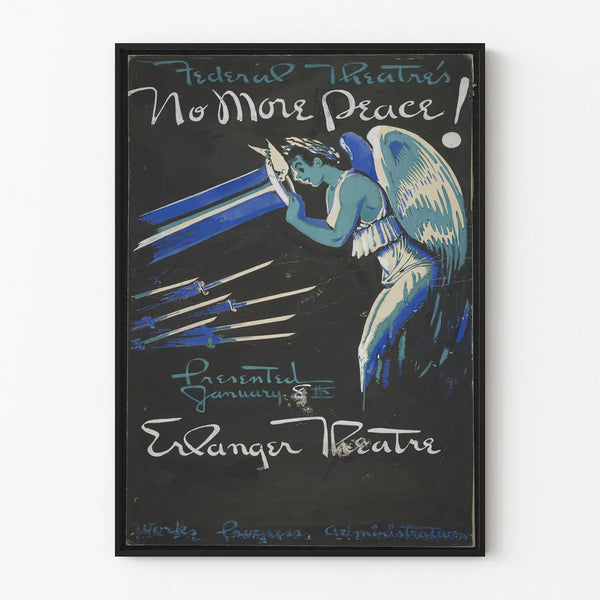 Vintage Poster No More Peace Wall Decoration Artem Legrand