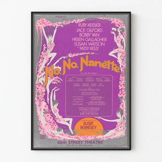 Musical wall decoration poster No, No, Nanette 1925