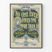 Vintage Music Poster No One Ever Loved You More Than I
