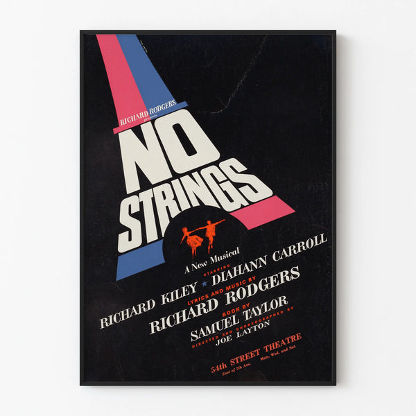Vintage Poster No Strings - Musical Wall Decoration