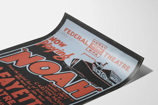 Vintage poster of Noah's spectacle at the Lafayette Theatre