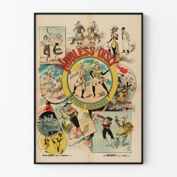 Vintage Poster Nobless Disly Eccentric Dancers