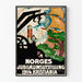 Vintage poster for the Norway exhibition 1914 Kristiania
