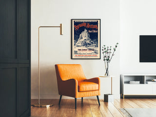 Vintage Poster of Normandy, Brittany, and Mont Saint-Michel