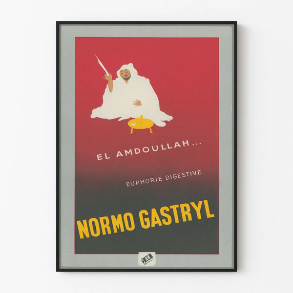 Vintage poster Normo Gastryl Digestive Euphoria