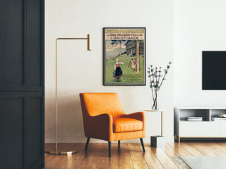Vintage Advertising Poster for Margarine Norsk Pellerin Fils