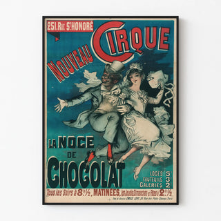 Vintage Poster Nouveau Cirque The Chocolate Wedding