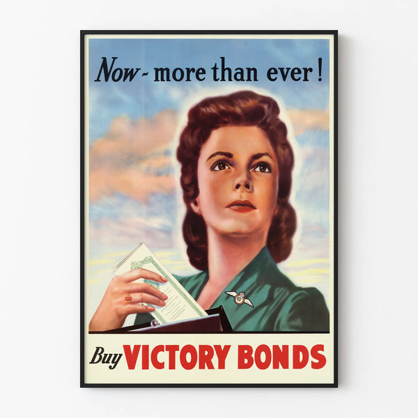 Vintage Poster Buy Victory Bonds for Wall Decoration