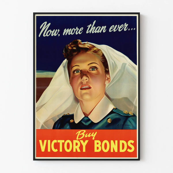 Vintage recruitment poster Bonds Victory