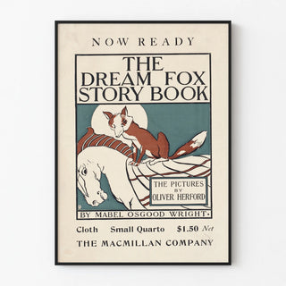 Vintage poster The Dream Fox Story Book by Oliver Herford