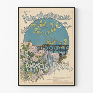 Mysterious Night Poster: Elegy for Piano by Anatole Lancel