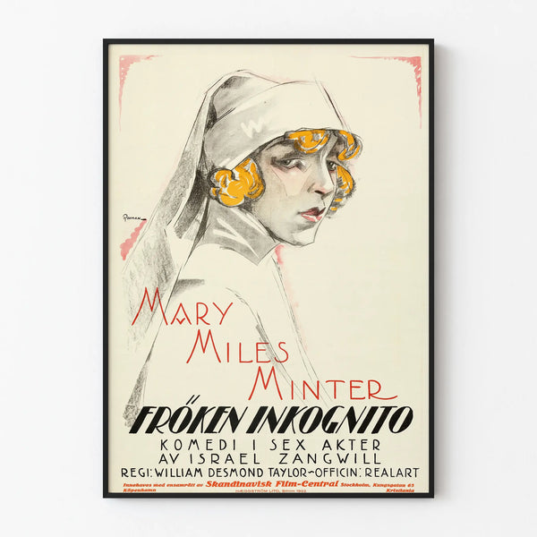 Vintage Nurse Marjorie Poster - Elegant Wall Decoration
