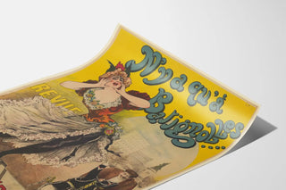 Vintage Poster Only in Batignolles - European Concert 5 Rue Biot