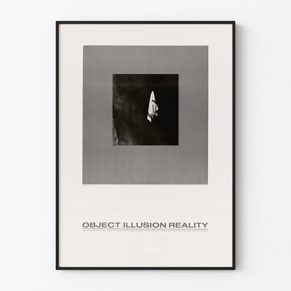Modern Art Poster Object Illusion Reality in Contemporary Photography