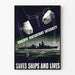 Retro Poster Observe Watertight Integrity - Naval Wall Decoration
