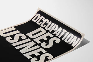 Vintage Industrial Occupation Poster for Wall Decoration