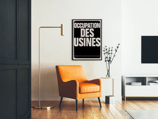 Vintage Industrial Occupation Poster for Wall Decoration