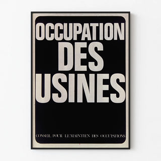 Vintage Industrial Occupation Poster for Wall Decoration