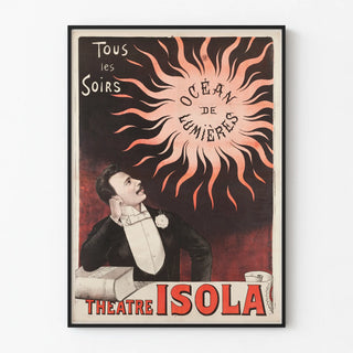 Vintage Poster Ocean of Lights – Isola Theatre