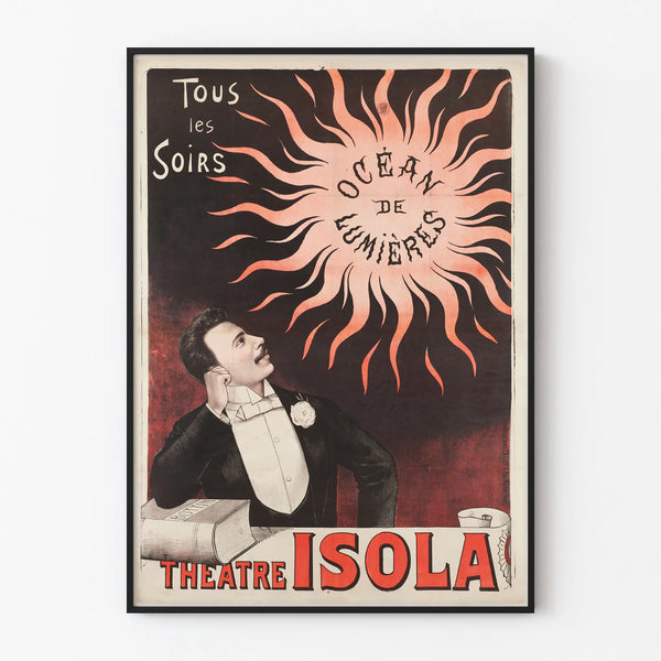 Vintage Poster Ocean of Lights – Isola Theatre