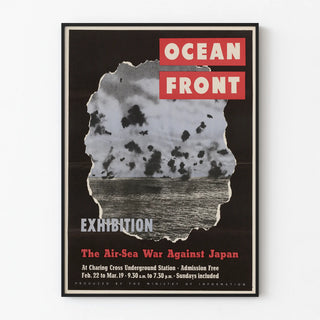Vintage Poster Ocean Front Exhibition of Aerial and Naval Warfare