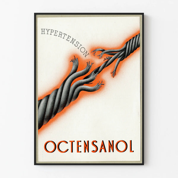 Vintage Poster for Octensanol Antihypertension