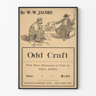 Vintage poster Odd Craft by W. W. Jacobs with illustrations by Will Owen