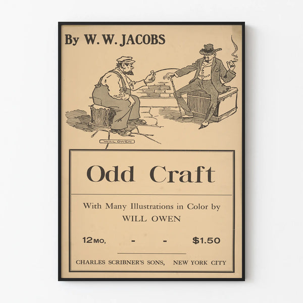 Vintage poster Odd Craft by W. W. Jacobs with illustrations by Will Owen