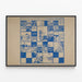Vintage blue election campaign poster for Dr. Klemens Bakowski — framed artwork on a wall