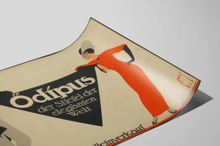 Vintage poster Oedipus - Elegance and retro style — artwork view