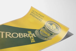 Vintage Advertising Poster Oestrobrol Roche