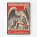 Vintage Polish Wall Poster « Jestesmy Jednej Krwi »