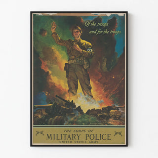 Vintage Poster of the United States Army Military Police Corps