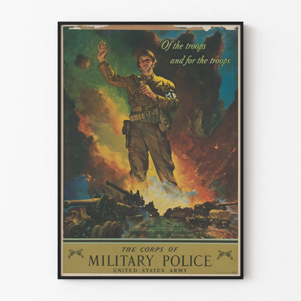 Vintage Poster of the United States Army Military Police Corps