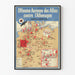 Vintage Poster of Allied Air Offensive Against Germany 1941