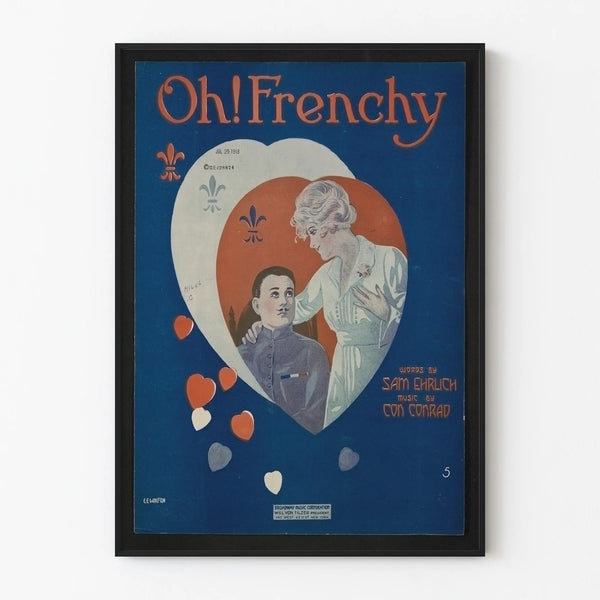 Vintage Poster Oh! Frenchy - Retro Wall Decoration