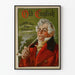 Vintage Poster Old English Curve Cut Pipe Tobacco