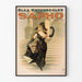 Vintage poster of Olga Nethersole as Sapho by Clyde Fitch