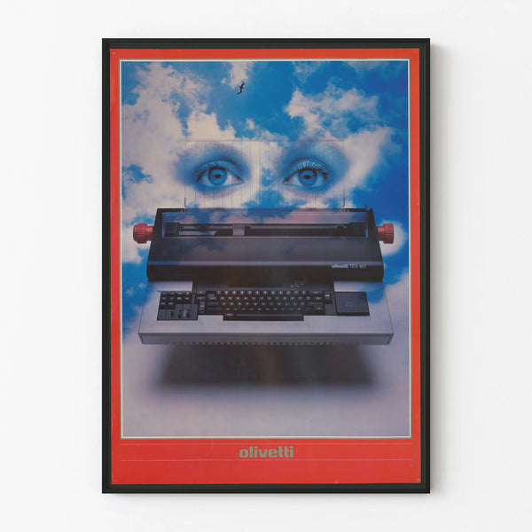Vintage poster Olivetti TES 401 - A Glimpse of Tomorrow