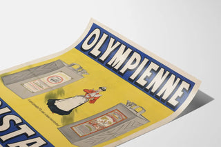 Vintage Olympienne Cristal White Extra Petroleum Poster
