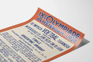Vintage Poster of the 1928 Olympic Amsterdam Football Final