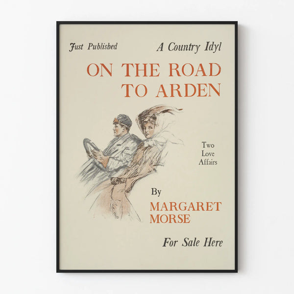 Vintage poster On The Road To Arden - Elegant retro wall decoration