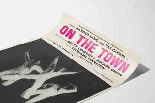Vintage Poster On The Town - Carnegie Hall Playhouse