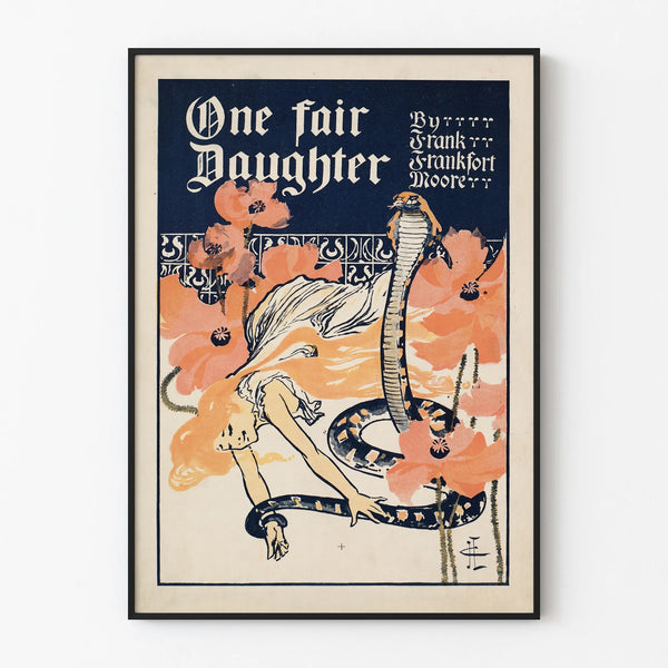 Vintage decorative wall poster One fair Daughter