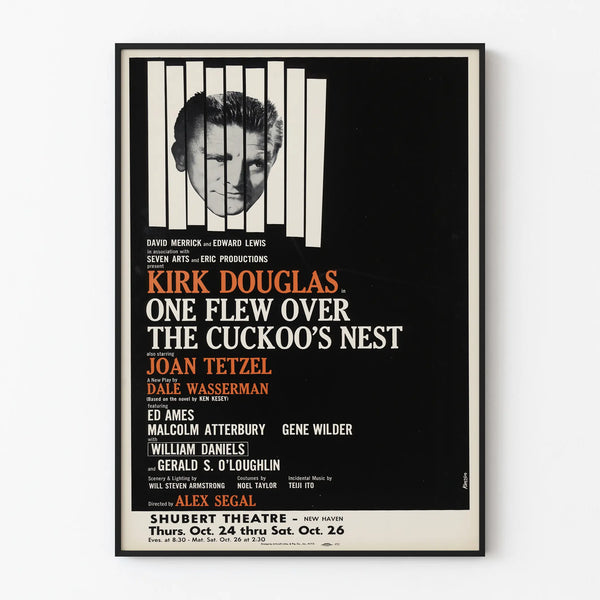 Vintage decorative poster One Flew Over the Cuckoo's Nest