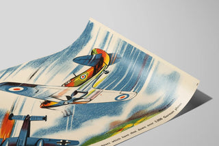 British Combat Aircraft Poster - Historic Wall Decoration — artwork view
