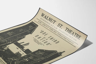Vintage poster 'One Third of a Nation' - Walnut Street Theatre